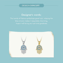 Trendy Fatima's Guarding Hand Pendant Hamsa Lucky Necklaces