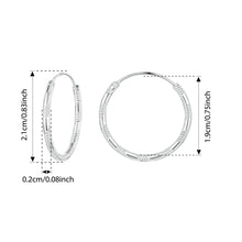 Sterling Silver Carved Floral Silver Large Hoop Earrings