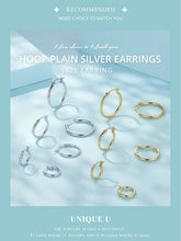 Sterling Silver Bold Classic Hypoallergenic Hoop Earrings