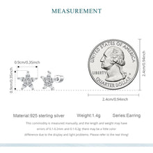 Sterling Silver Mini Star Stud Earrings