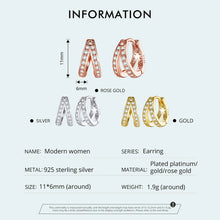 Sterling Silver Classic Geometry Earrings