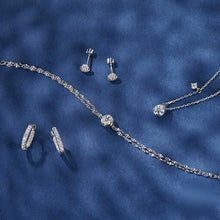 White Gold Plated Moissanite