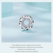 Sterling Silver Paw Print Silicone Beads Retro Pet Heart Charm