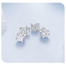 Sterling Silver Mini Star Stud Earrings