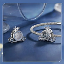 Sterling Silver Pumpkin Carriage Bead Magic Dancing Shoes Pendant Charms