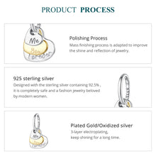 Sterling Silver Red Heart Charm