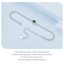 Luxurious Green Zircon Chopin Bracelet