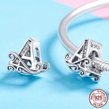 Letter Retro Charms Alphabet Beads Fit Charm Bracelet