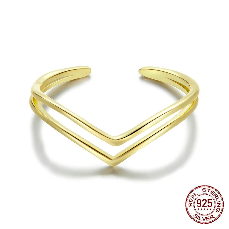 Gold Vintage Double Square Crown Victoria Ring