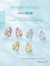 Sterling Silver Classic Geometry Earrings