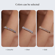 Original Sparkling Leaves White Gold Bracelet