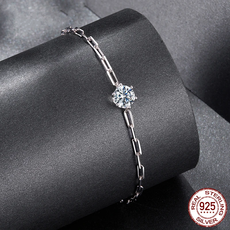 Sparkling Moissanite Bracelet