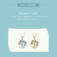 Sterling Silver Tree of Life Necklace for Women