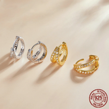 Sterling Silver Classic Geometry Earrings