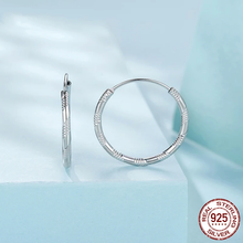 Sterling Silver Carved Floral Silver Large Hoop Earrings