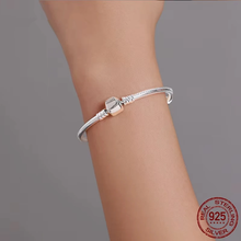 Sterling Silver Snake Charm Bracelet