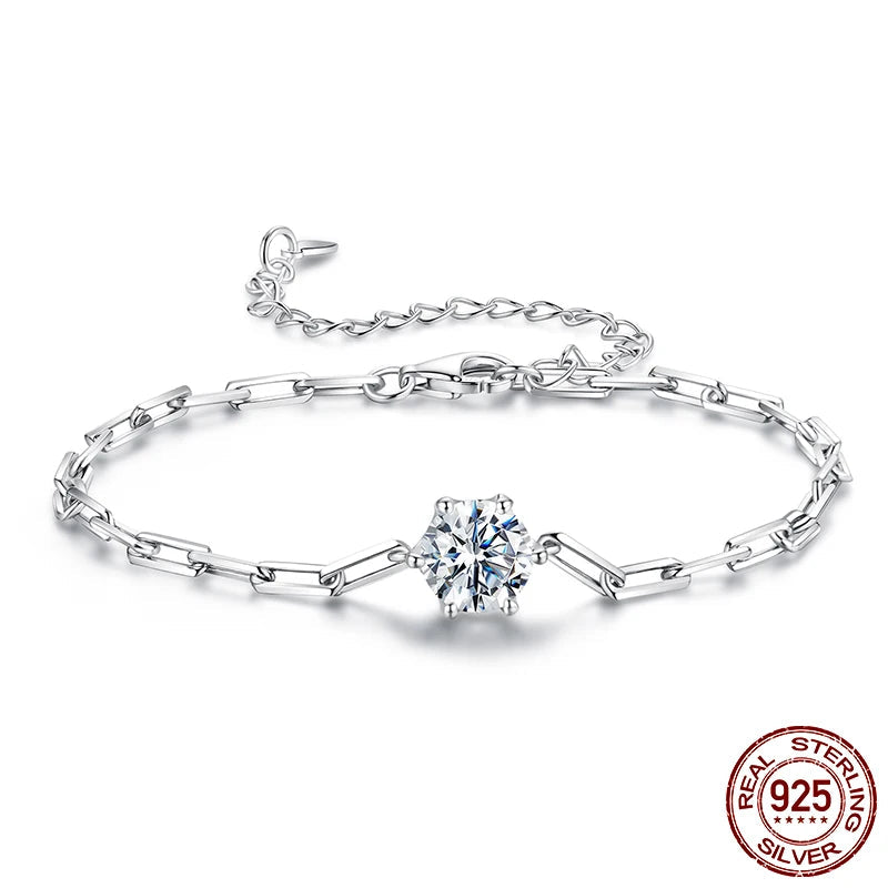 Sparkling Moissanite Bracelet