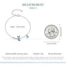 Green and Blue Enamel Dragonfly Bracelet