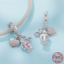 Sterling Silver Angel Love Pendant Faith Guard Charm Peace Dove Beads