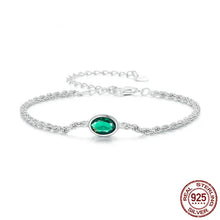 Luxurious Green Zircon Chopin Bracelet