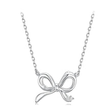 Sterling Silver Bowknot Chain Necklace