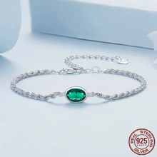 Luxurious Green Zircon Chopin Bracelet