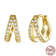 Sterling Silver Classic Geometry Earrings