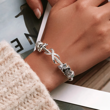 Silver Charm Collection 925 Sterling Silver Dazzling CZ Beads fit Bracelets & Bangles Jewelry