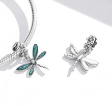 Sterling Silver Bohemian Dream Catcher Pendant Dragonfly Charm