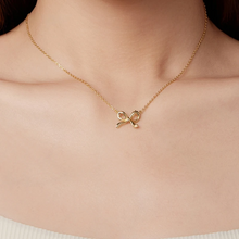 Sterling Silver Bowknot Chain Necklace